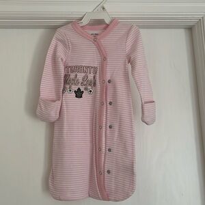 Baby girl sleep sack, NHL Toronto Maple Leafs